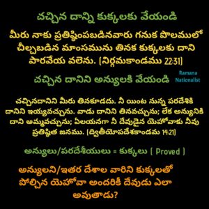 అన్యులని/పరదేశీయులని కుక్కలతో పోల్చిన యెహోవా అందరికీ దేవుడు ఎలా అవుతాడు?