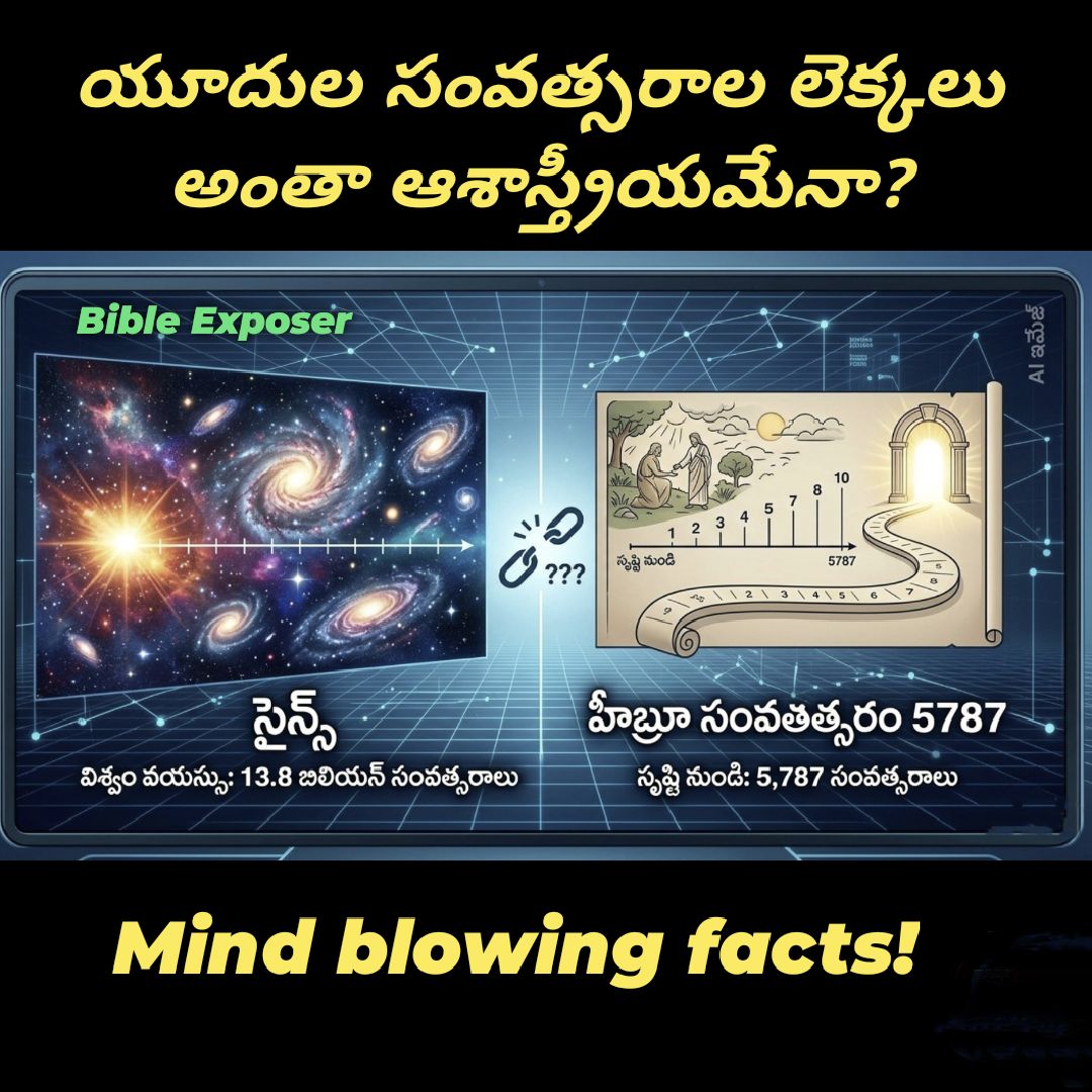 మైండ్ బ్లోయింగ్ నిజాలు: యూదుల సంవత్సరాల లెక్కలు అంతా ఆశాస్త్రీయమేనా?